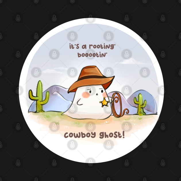 Cowboy Ghost by white flame art