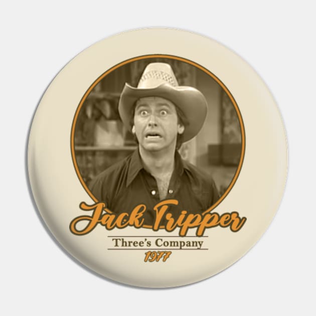 Jack Tripper - Three's Company Pin by Viinlustraion