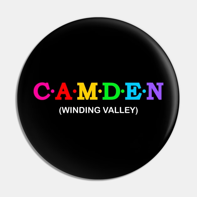 Camden - winding valley Pin by Koolstudio