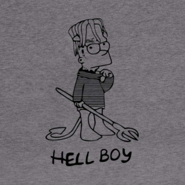 Lil Peep Hellboy Lil Peep Hoodie Teepublic