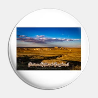 Sunset on the Pawnee Buttes at Pawnee National Grassland Colorado Pin