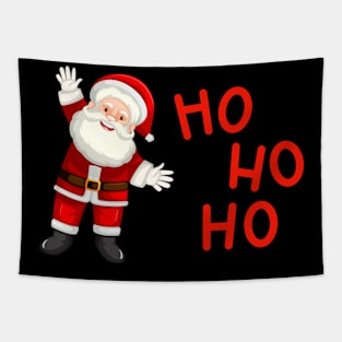 Ho Ho Ho Santa Claus Tapestry