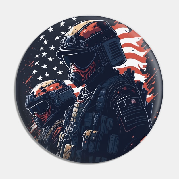 Flag Day Pin by By_Russso