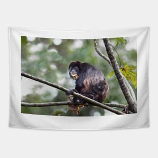 Howler monkey and baby Tapestry