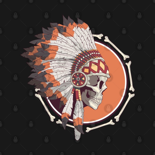 Native American Skull by MimicGaming