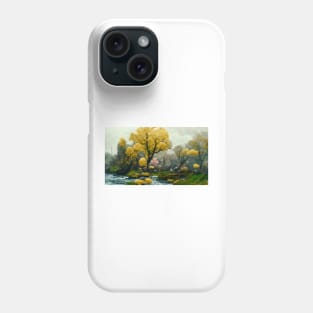 Japanese Landscape Oil Painting Phone Case