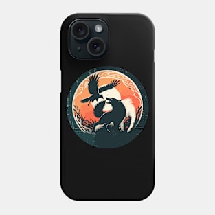 Wolf and raven Phone Case