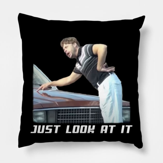 JUST LOOK AT IT Pillow by Cult Classics