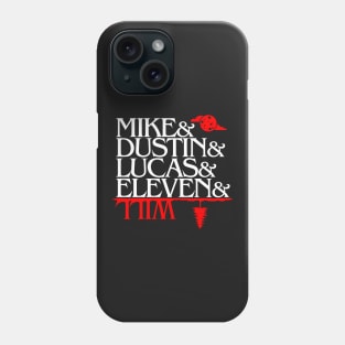 Stranger Things Upside Down Characters Phone Case