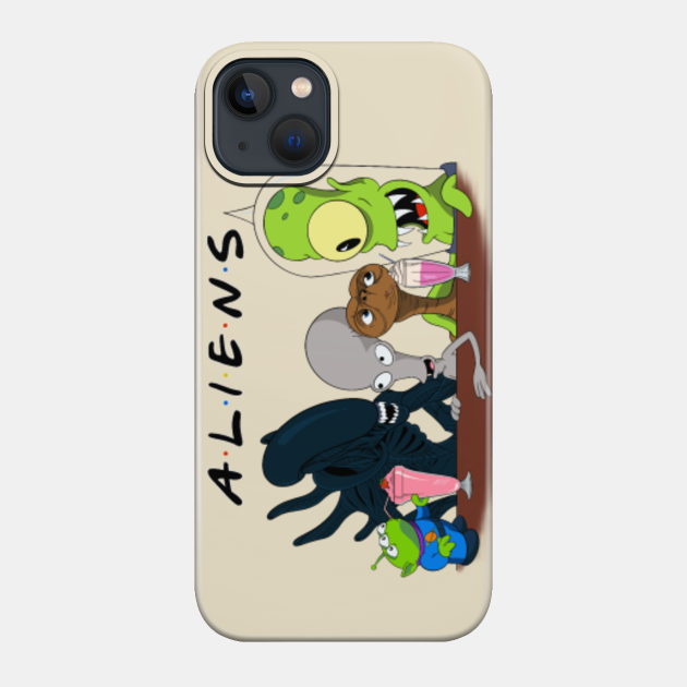 Alien Friends - Science Fiction - Phone Case