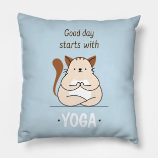 Start Your Day With YOGA Pillow