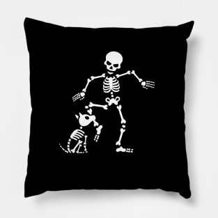 Dog like bones skeleton Pillow