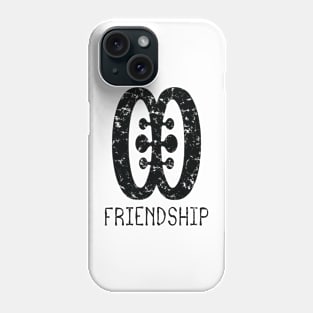 African Adinkra Symbols "Freedom" Black Colour. Phone Case