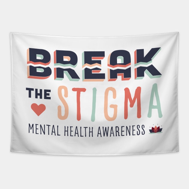Break the Stigma- Mental Health Awareness Tapestry by EmilyK