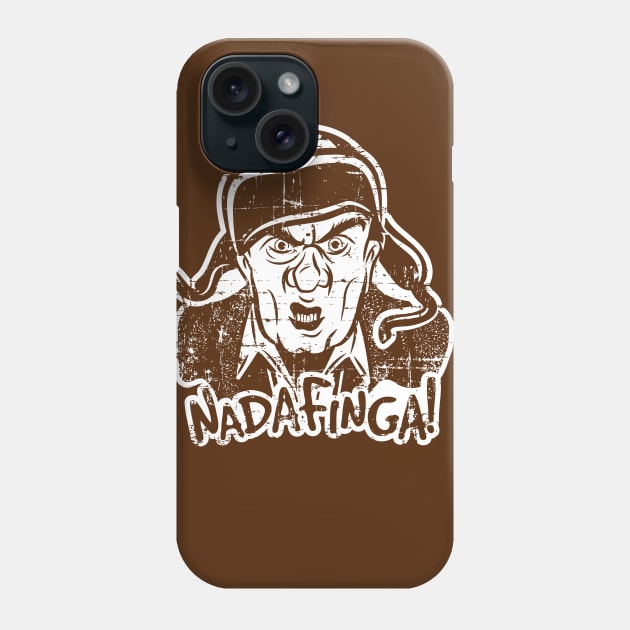 Christmas Story Nadafinga! (white print) Phone Case by SaltyCult