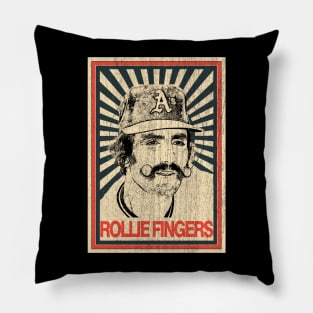 Vintage Poster Rollie Fingers Pillow