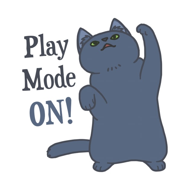 Play Mode ON Cat by MonoFishTank