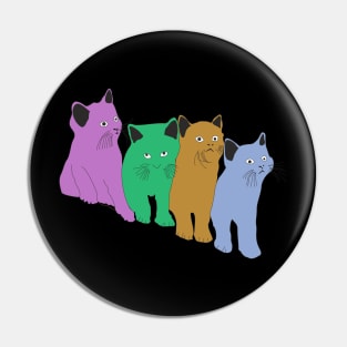 Funny Cats Musical gifts Pin