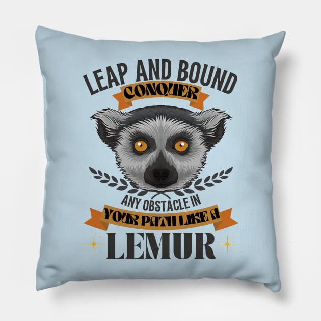 Lemur Pillow by Pearsville