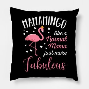 Mamamingo Pink Flamingo Mothers Day Gift Pillow