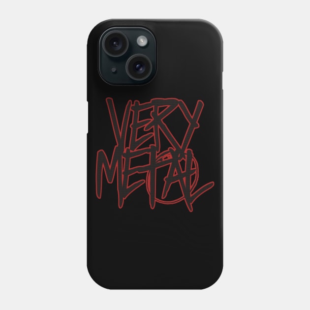 Very Metal Phone Case by Skush™