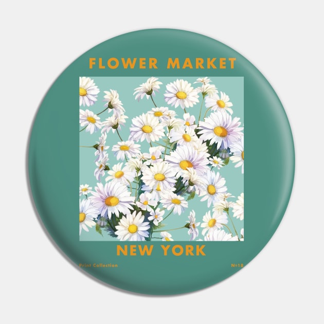 Flower Market New York Pin by edmproject