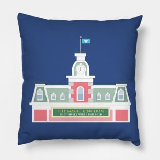 Magic Kingdom Train Station Pillow