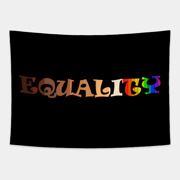 Racial Justice | Human Equality | Rights LGBTQ Tapestry by Jose Luiz Filho