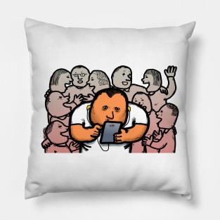 Cellphone Social Media Isolation Pillow