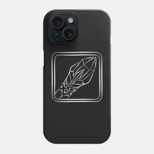 Mage Class Icon (White) Phone Case