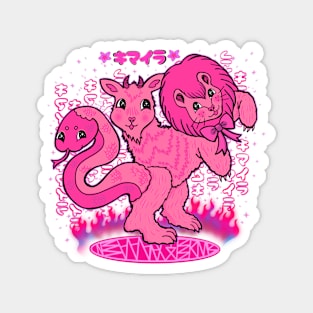 Pink Chimera bby Magnet