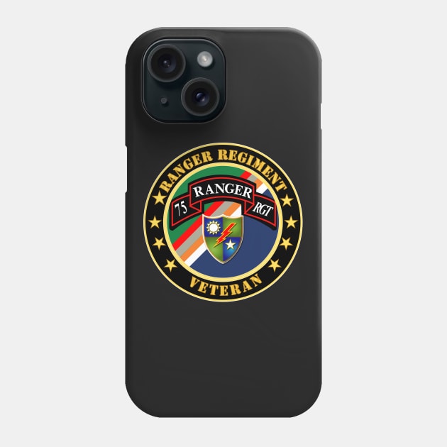 Ranger Regiment Veteran - Scroll - DUI Phone Case by twix123844