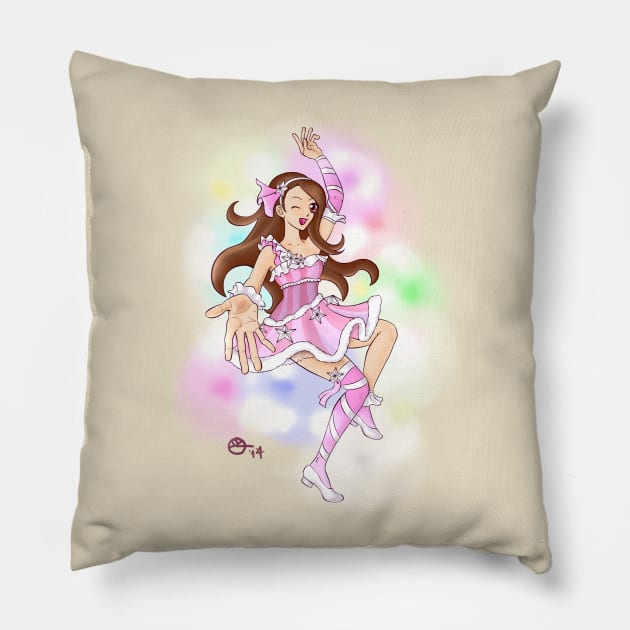 Minase Iori - CHANGE (pink) Pillow by ShionS3