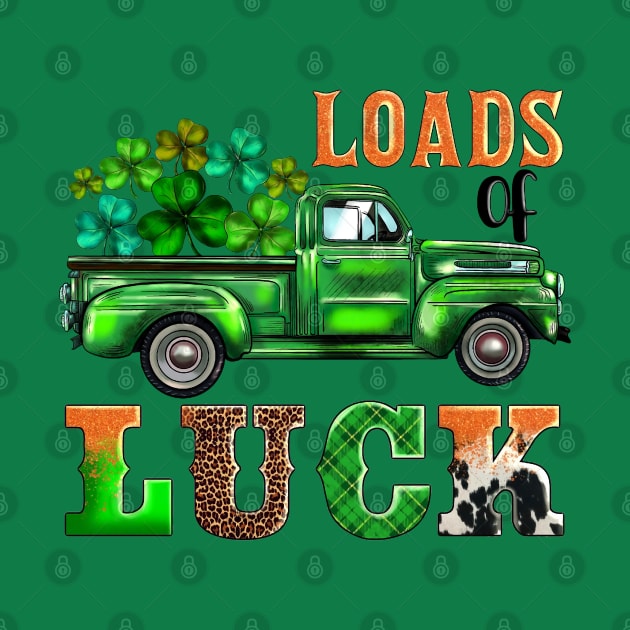 Loads of Luck Truck Shamrocks Toddler St Patrick's Day Fun by DenverSlade