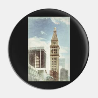 Denver D And F Clock Tower Pin