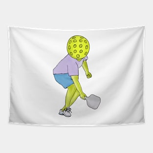 Pickleball Player for Pickleheads Tapestry