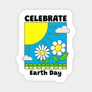 EARTH Day Celebration Nature And Flowers Magnet