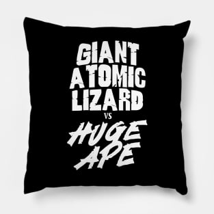 Giant Atomic Lizard vs Giant Ape! Pillow