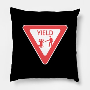 Ye Olde Yield Sign RPG Fan Pillow