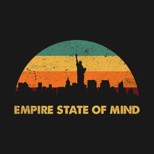 Vintage Retro Empire State Of Mind - New York City T-Shirt