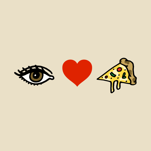 I Love Pizza by AdrianaStore