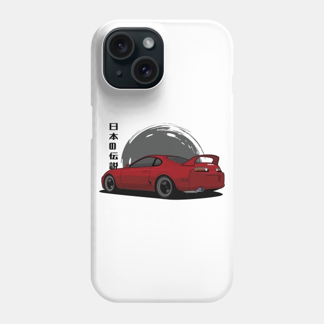 Red Supra Phone Case by turboosted