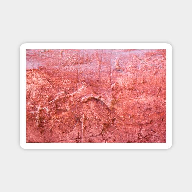 Dirty painted wall Magnet by textural