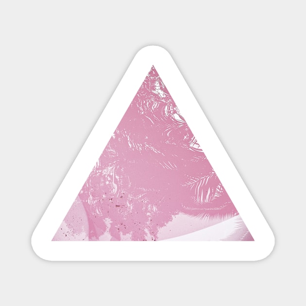 Reflected Pink Magnet by Cassia