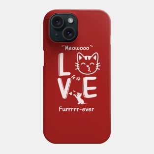 Valentine Cat Love T Shirt Unisex Cat parent owner Phone Case