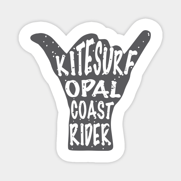 Kitesurf Opal coast Rider Magnet by Manikool