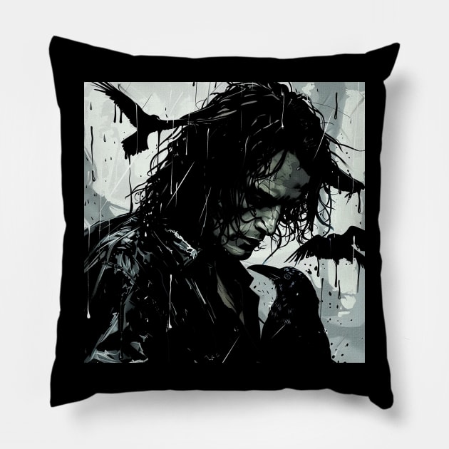 Draven Pillow by horrorshirt