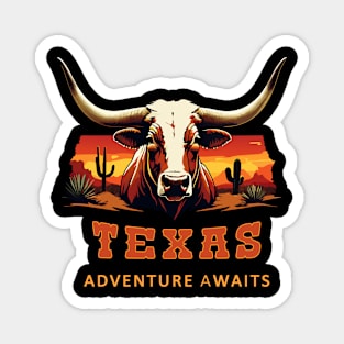 Texas Adventure Awaits Magnet