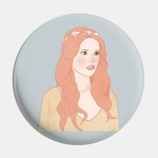 Pastel color girl Pin