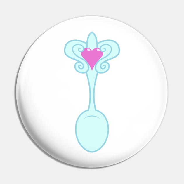 Silver Spoon Cutie Mark Apparel Pin by CanadianBacon